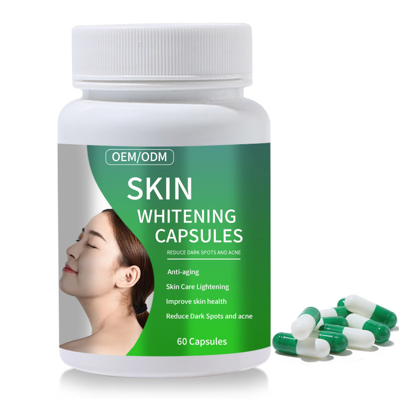 De anti het Verouderen Huid die Glutathione van het Capsulescollageen Supplement wit voor vermindert Donkere Vlekken en Acne