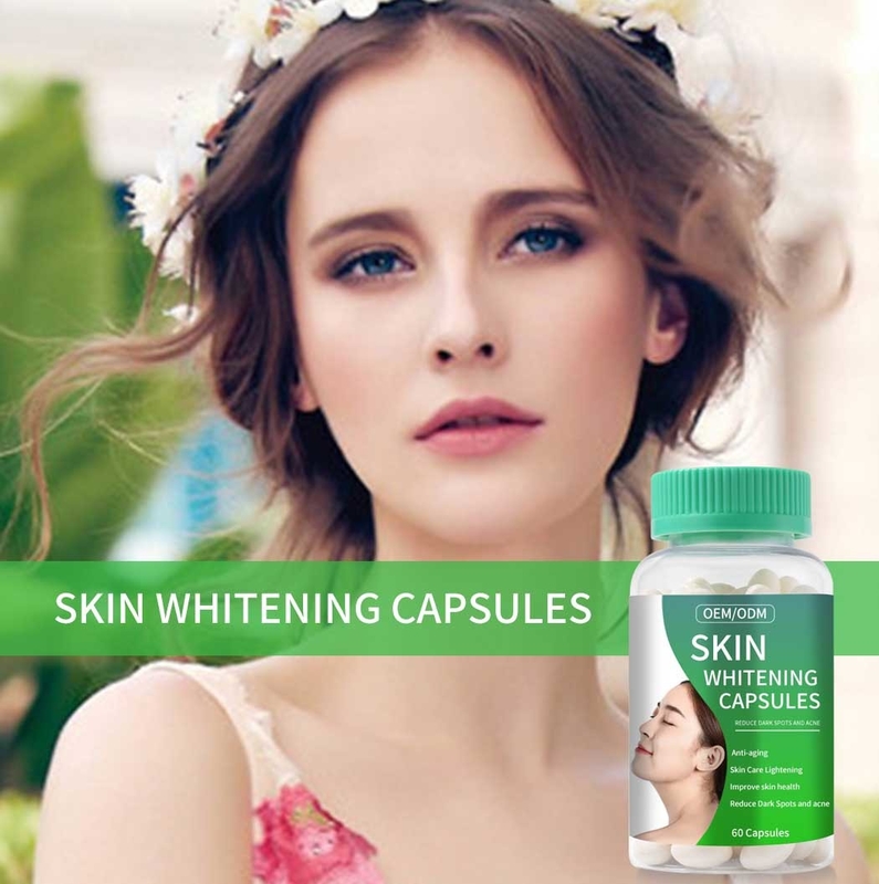 De anti het Verouderen Huid die Glutathione van het Capsulescollageen Supplement wit voor vermindert Donkere Vlekken en Acne