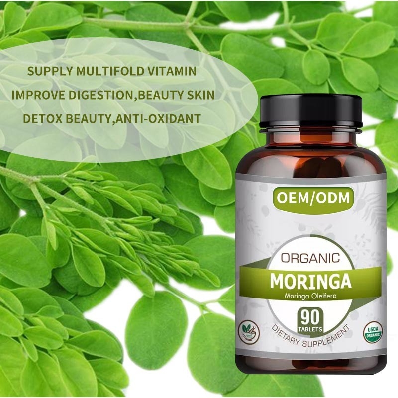 OEM Groothandel 1500 mg kruidengroot capsule Moringa Oleifera tabletten voor vetverbranding