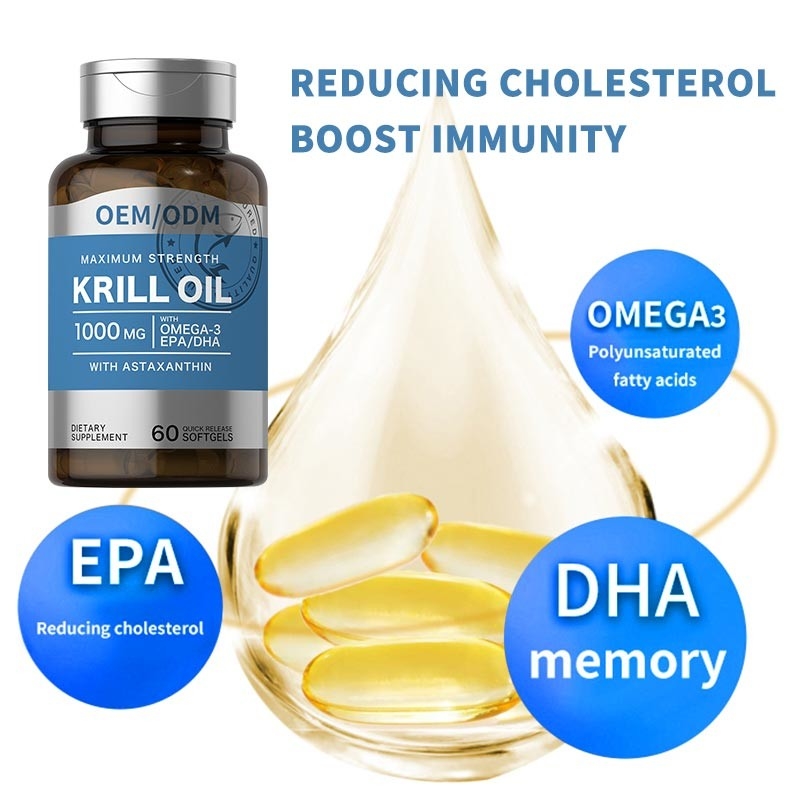 OEM Halal Vistraan Omega 3 Softgels Epa Dha Supplement voor het Verminderen van Cholesterol
