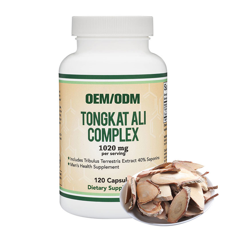 120pcs kruidengroeihormoon capsules Mensen gezondheid supplement Tongkat Ali extract met Tribulus Terrestris