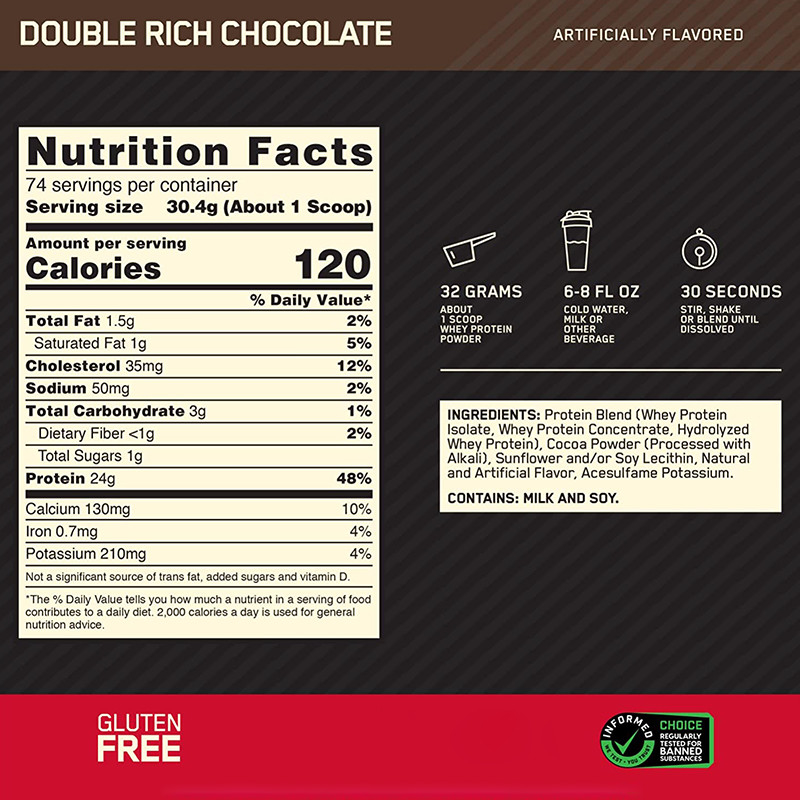 Gezondheidszorg Supplementen OEM Biologische Whey Protein Powder Bulk Whey Protein Optimum Nutrition