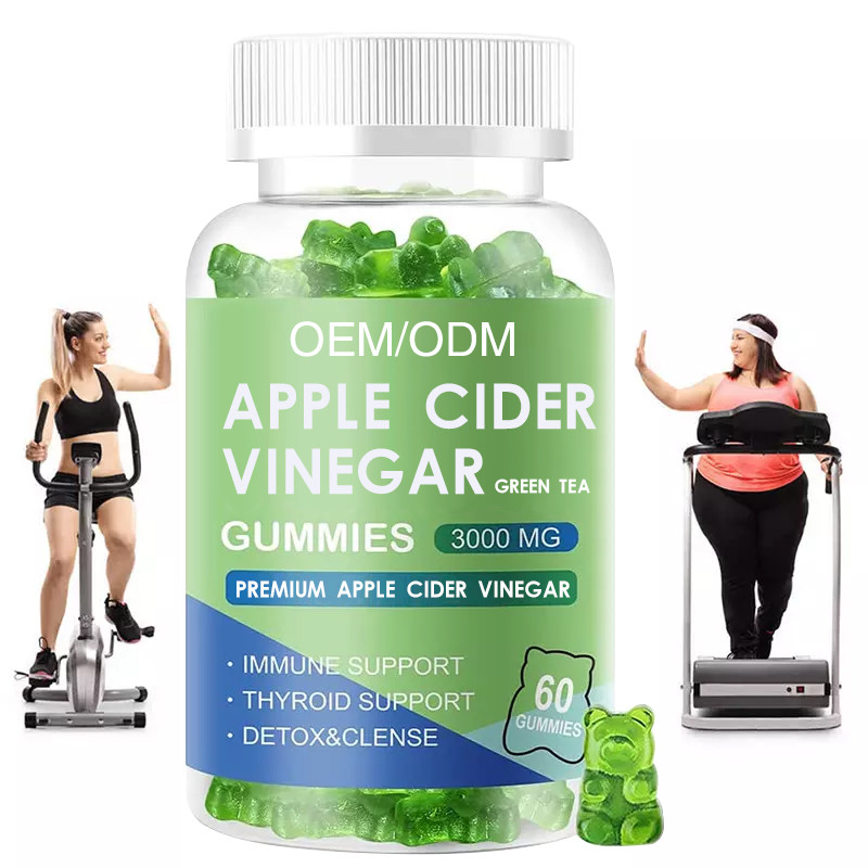 Oem Apple Cider Gummies Veganistisch Biologisch Keto Bhb Slank Gewichtsverlies Apple Cider Azijn Snoep
