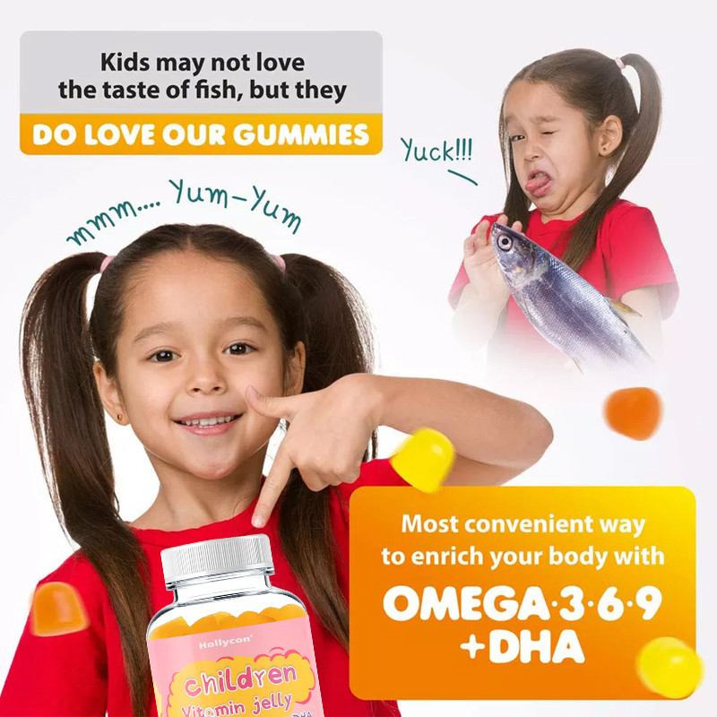 Het Supplementoem van de Multivitamingezondheidszorg Zink dagelijks 60 draagt Kleverige Vitaminen C voor Kinderen