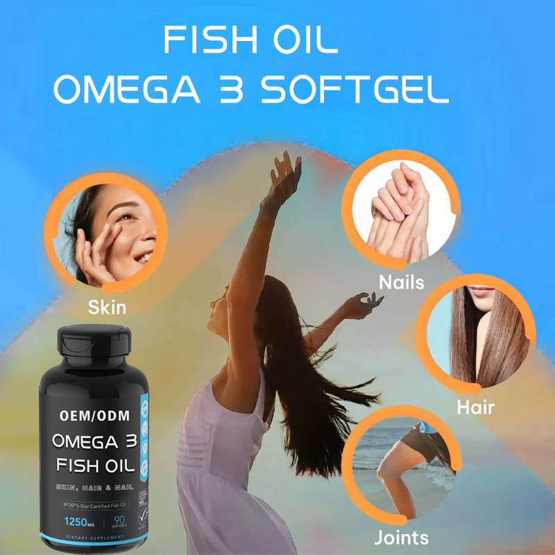 OEM MSDS Omega 3 Vistraanhart Brain Immune Support For Men en Vrouwen