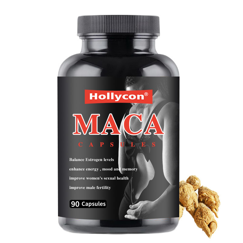 NOW vult Maca 500 mg voor Mannen en Vrouwen Reproductieve Gezondheid aan 90 Capsules