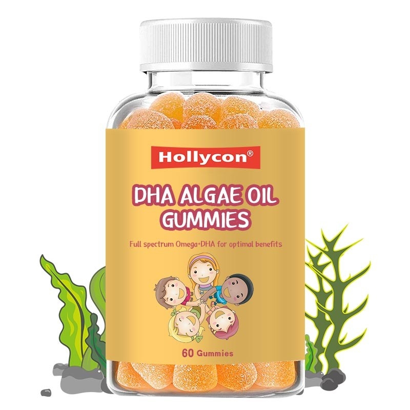 Van de Oliegummies EPA DHA van voedingsdha ALGEN van de de Kabeljauwlever de Oliepillen Kleverig voor Jonge geitjesvolwassene