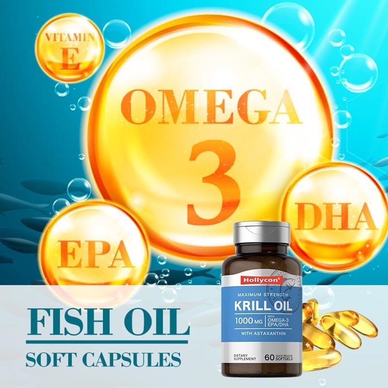 MSDS Omega 3 DHA-Oliehart Brain Immune Support For Men en Vrouwen