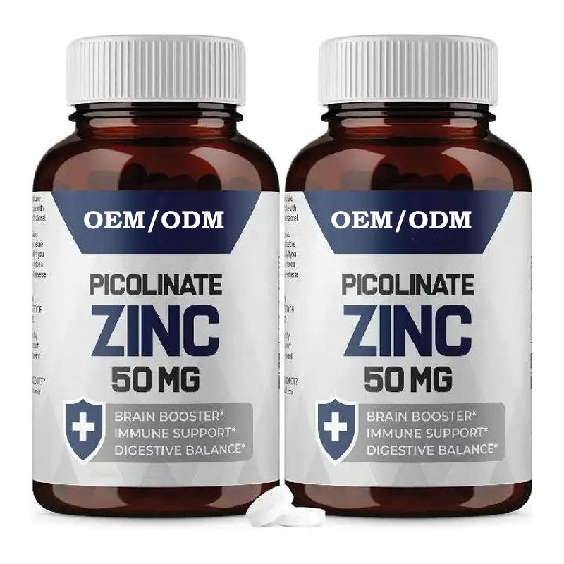 OEM Zinkpicolinaat 30 mg Goed geabsorbeerd supplement voor groei Immuunsysteem capsules