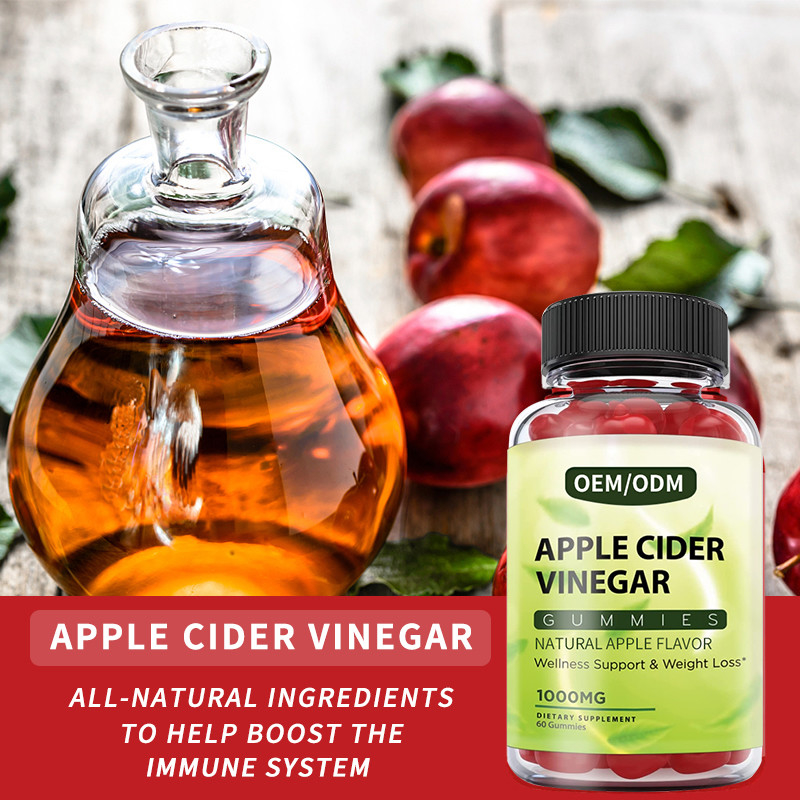 De Ciderazijn Gummies van HACCP Apple met de Controle Detox van het Moedermetabolisme helpen Koppig Buikvet verminderen