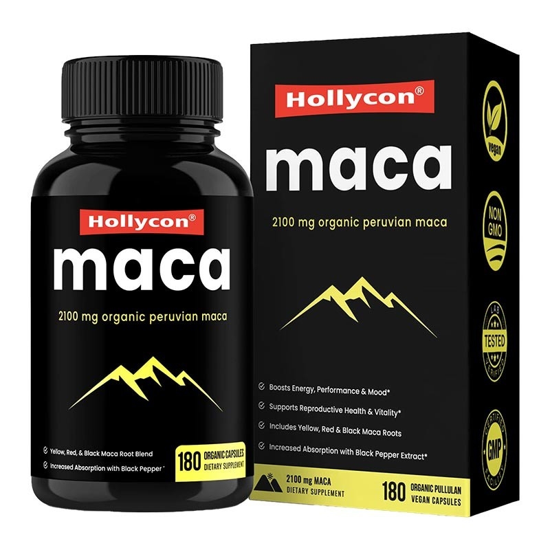 HACCP-Supplementenoem de Wortelcapsules van Maca van de Verhogingsenergie Organische voor Mannen Vrouwen