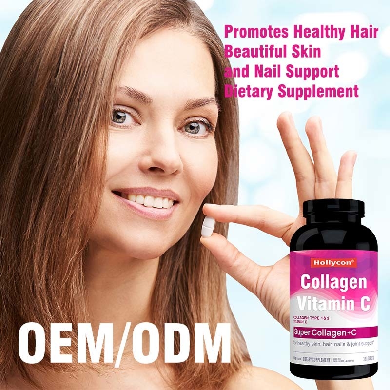 OEM van collageensupplementen van de Haarhuid en Spijker Tabletten van de Steun de Organische Vitamine C