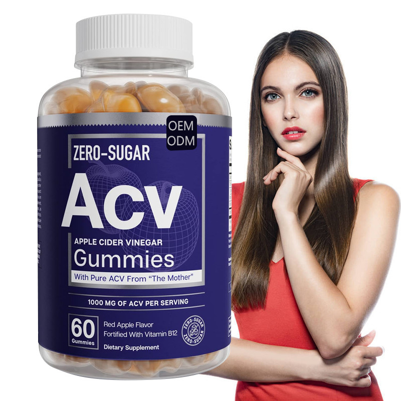 ODM Organische ACV Gummies van het Verliesapple van het Steungewicht de Ciderazijn B12 500mg
