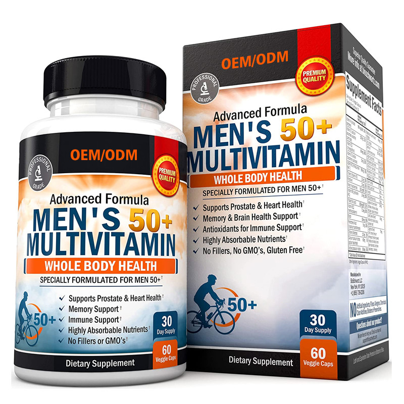 Multivitamin van de Mensen van het douanearoma voor van het de Prestatieszink van de Energienadruk van het het Calciummagnesium de Capsules van Multivitamin
