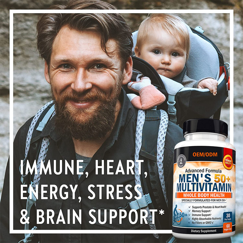 Multivitamin van de Mensen van het douanearoma voor van het de Prestatieszink van de Energienadruk van het het Calciummagnesium de Capsules van Multivitamin