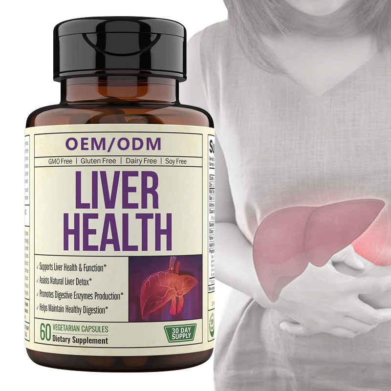 OEM van het de Formulesupplement van de levergezondheid voor Lever Detox reinigt Artisjokuittreksel met de Leversteun van de Melkdistel