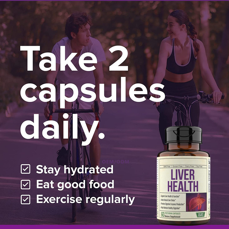 OEM van het de Formulesupplement van de levergezondheid voor Lever Detox reinigt Artisjokuittreksel met de Leversteun van de Melkdistel
