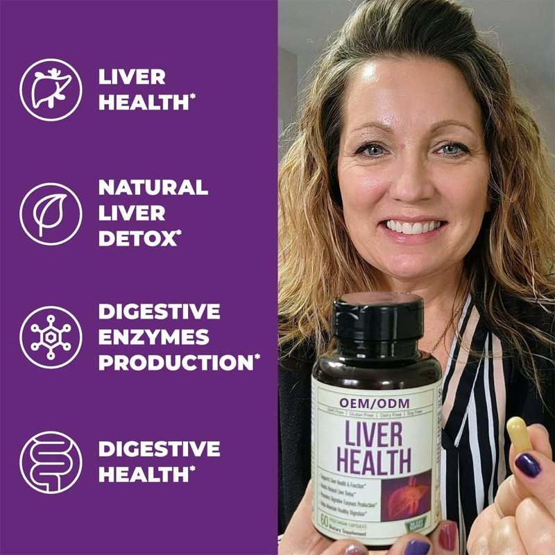 OEM van het de Formulesupplement van de levergezondheid voor Lever Detox reinigt Artisjokuittreksel met de Leversteun van de Melkdistel