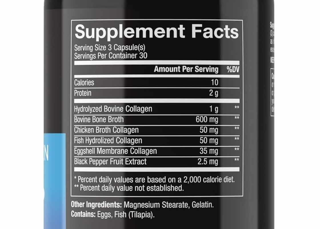 90PCS Multi Collagen Pillen Ondersteuning voor Haar Nagels Gelen En Darmgezondheid Huid Ondersteuning