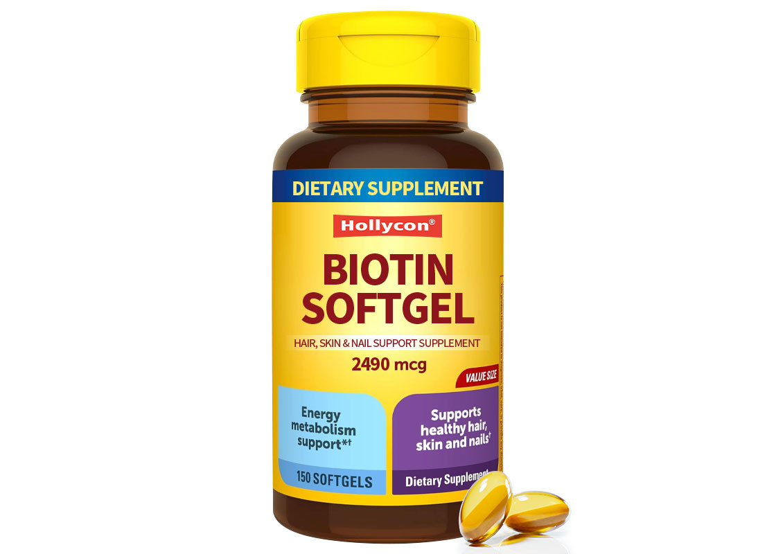 Biotine Softgels 150PCS Ondersteuning voor gezond haar, huid en nagels