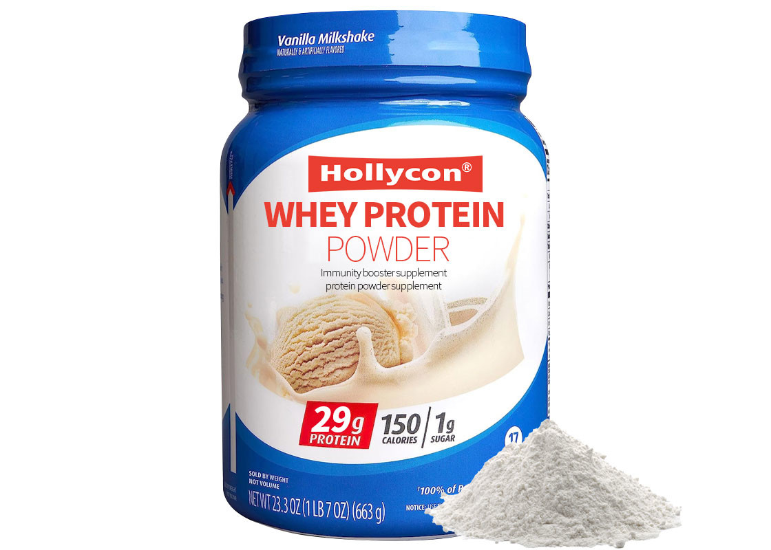 Voedingsmiddel Whey Protein Poeder Voor Het Verhoogen Van Spiermassa Sterkte Immuniteitsbooster Supplement