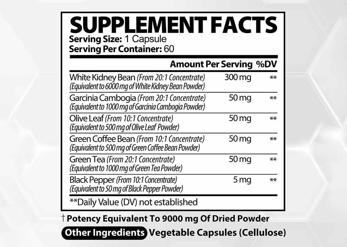 FDA Witne Nierbonen Extract Pillen Ondersteuning Voor Metaboliseren Vet Gewichtsverlies Supplement