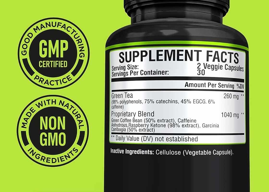 HALAL groene thee extract capsule voedingssupplementen helpt om de eetlust te beteugelen hongersnood te onderdrukken afslankpillen