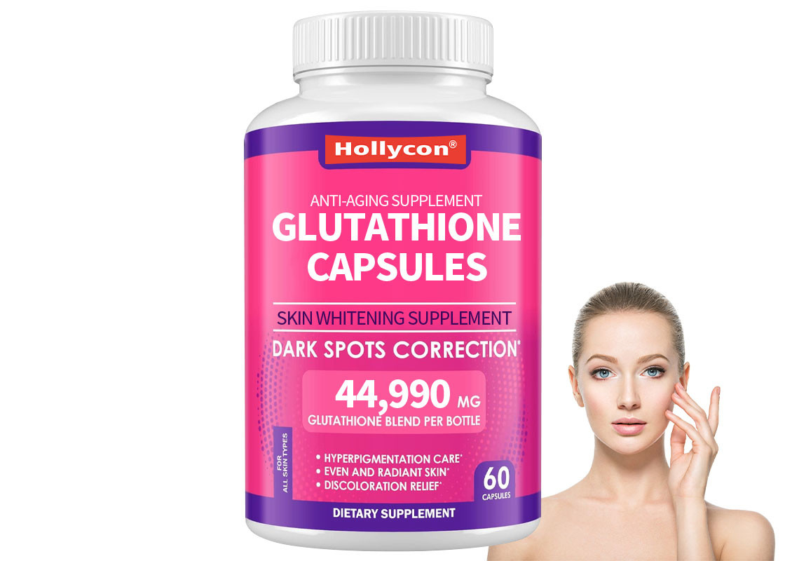 OEM Glutathion capsules helpen bij het gelijkstellen van huidskleur Huidverwitterende pillen Anti-aging supplement