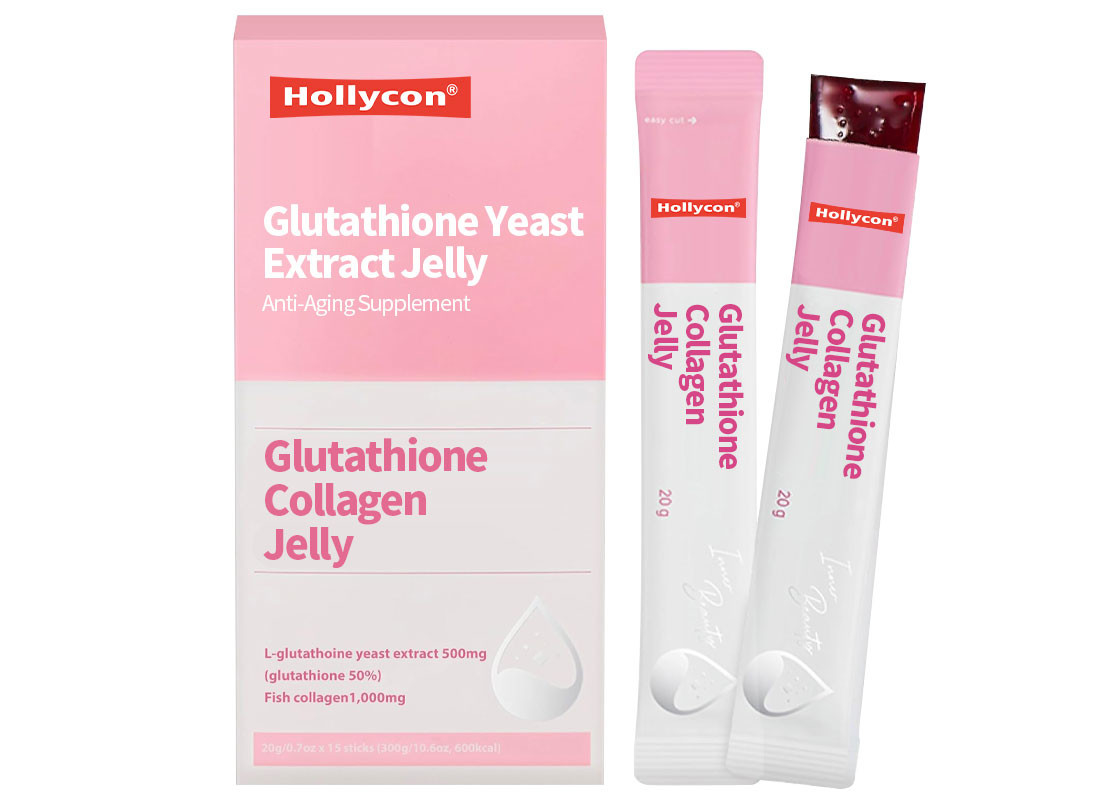 ODM Glutathion Collageen Gele Ondersteuning voor huidgezondheid Anti-aging Supplement Glutathion Gist Extract Gele