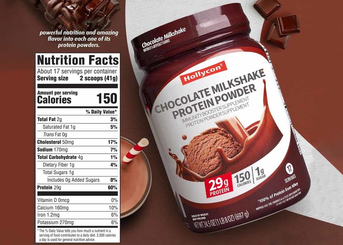 MSDS Chocolade Milkshake Proteïne Poeder Ondersteunt Voor Het Verhoogen Van Spiermassa Sterkte Immuniteit Booster Supplement