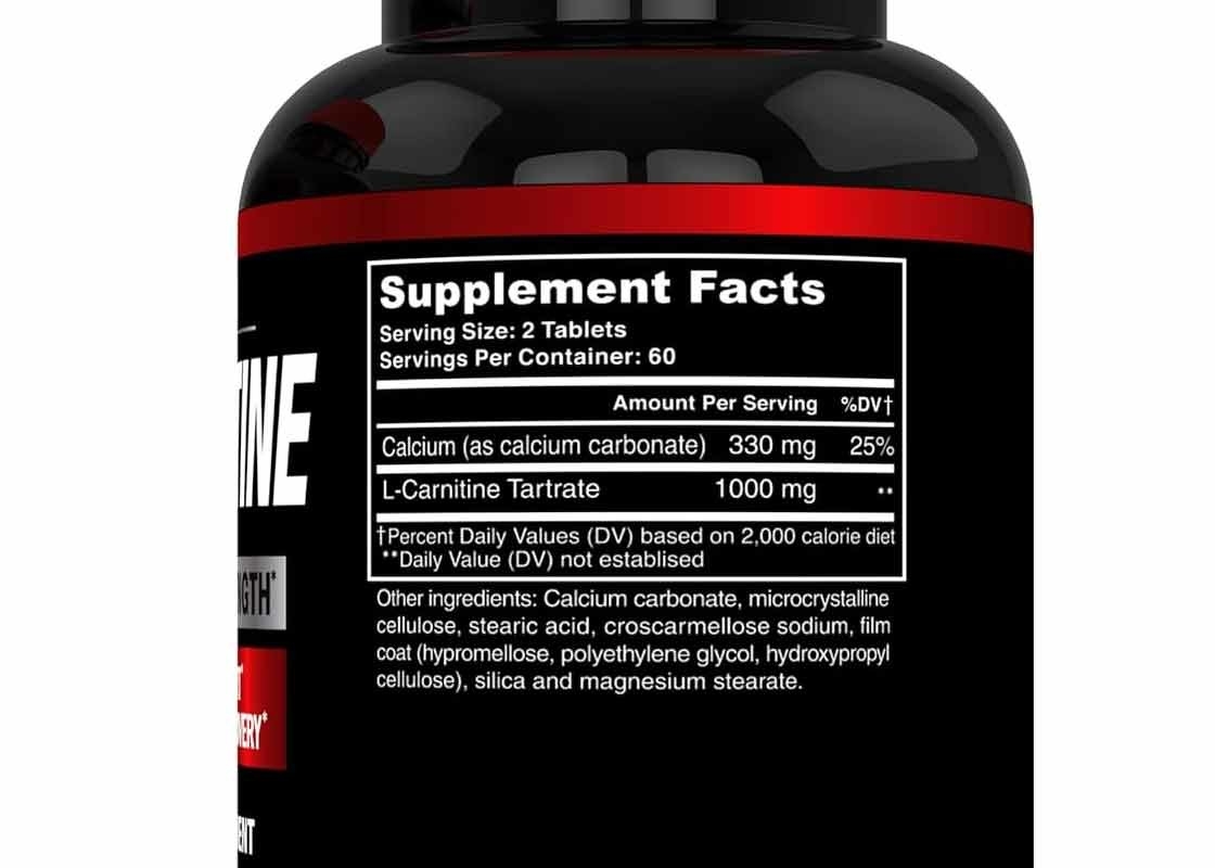 Voedingsmiddelen L-carnitine tablet helpt bij het verhogen van de stofwisseling spierkracht spierbouwer supplement