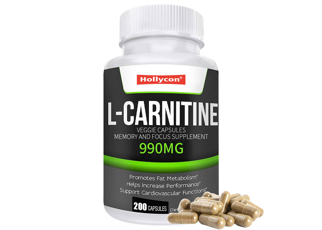 Private label L-carnitine capsule 200 pillen helpen bij vetverbranding groente capsules ondersteunen