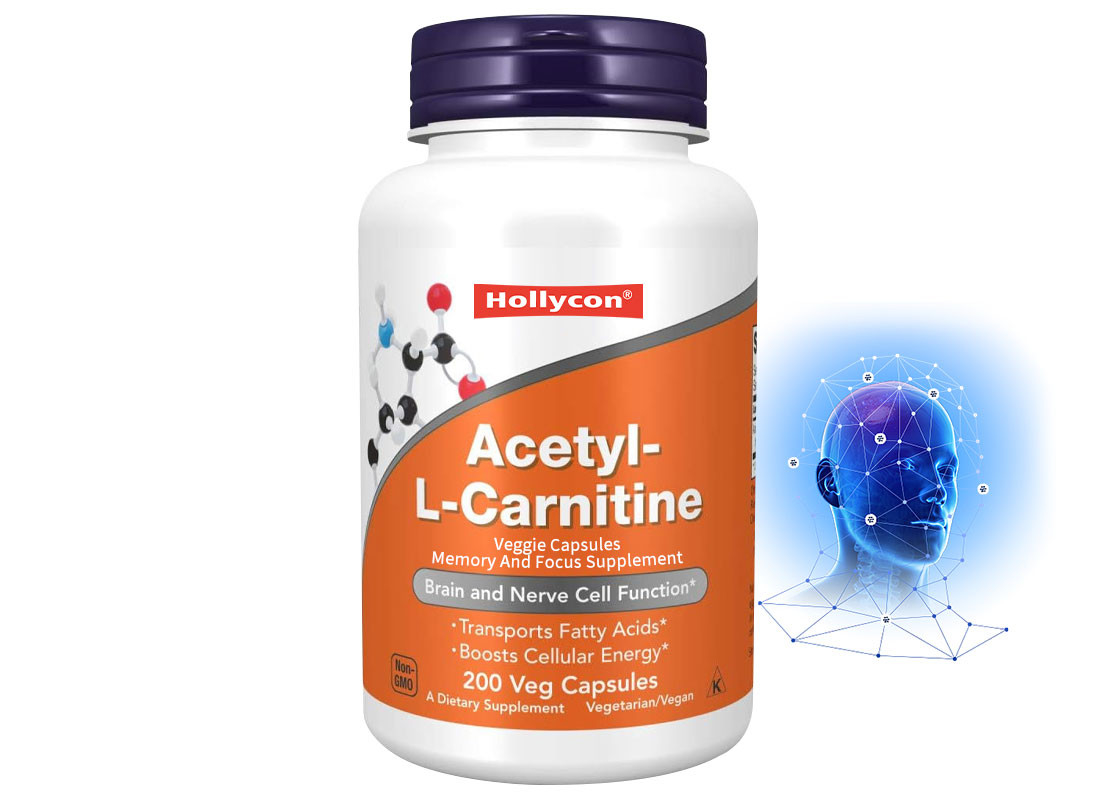 OEM L-carnitine capsules ondersteunen hersen- en zenuwcelfunctie groente capsules ondersteunen geheugen en focus