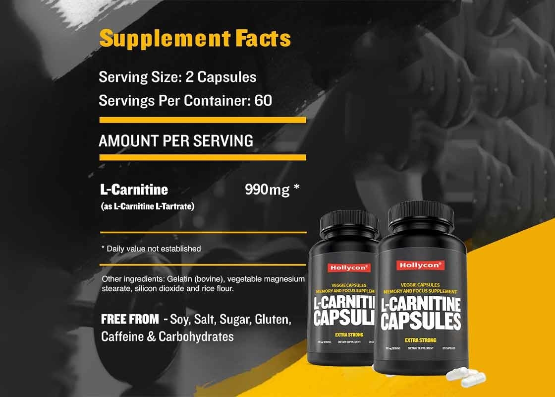 GMPC L-carnitine capsules helpen bij het verhogen van de mentale helderheid en focus geheugen focus supplement