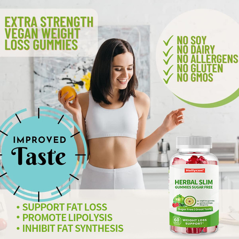 Aanpassen kruiden Slim Gummies Suikervrij Gewichtsverlies Gummies Appel Azijn Garcinia Cambogia Dieet Gummy