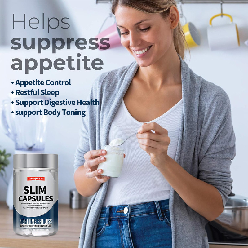 OEM Maximale vetverlies supplement ondersteuning door middel van eetlust controle, rustgevende slaap, spijsvertering gezondheid Slim capsules