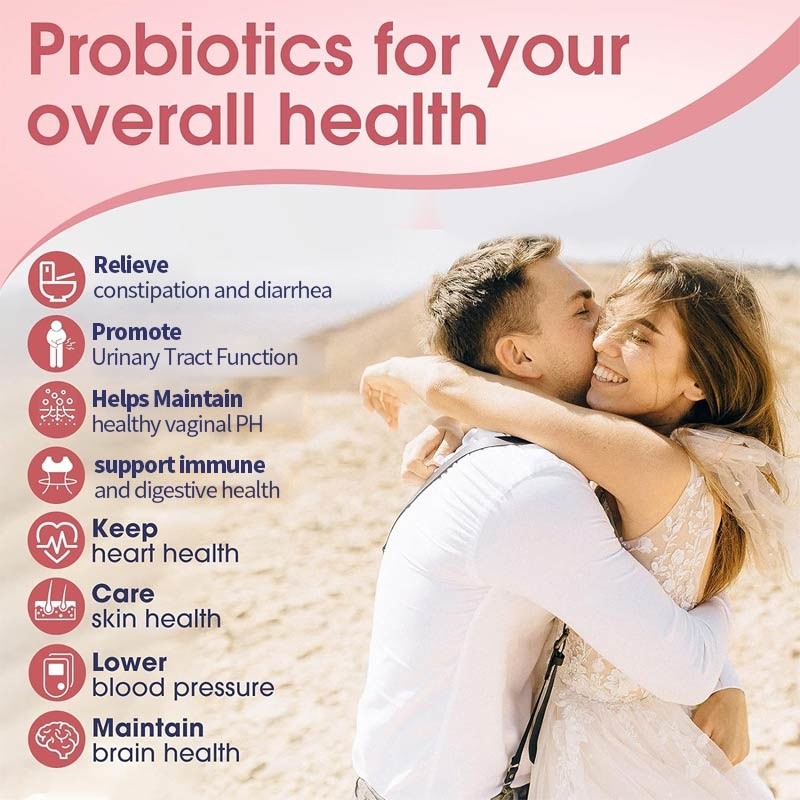 OEM Vrouwen Probiotica Met D-Mannose En Cranberry Voor Urinary Tract Gut Digestive Health Prebiotica En Probiotica Poeder
