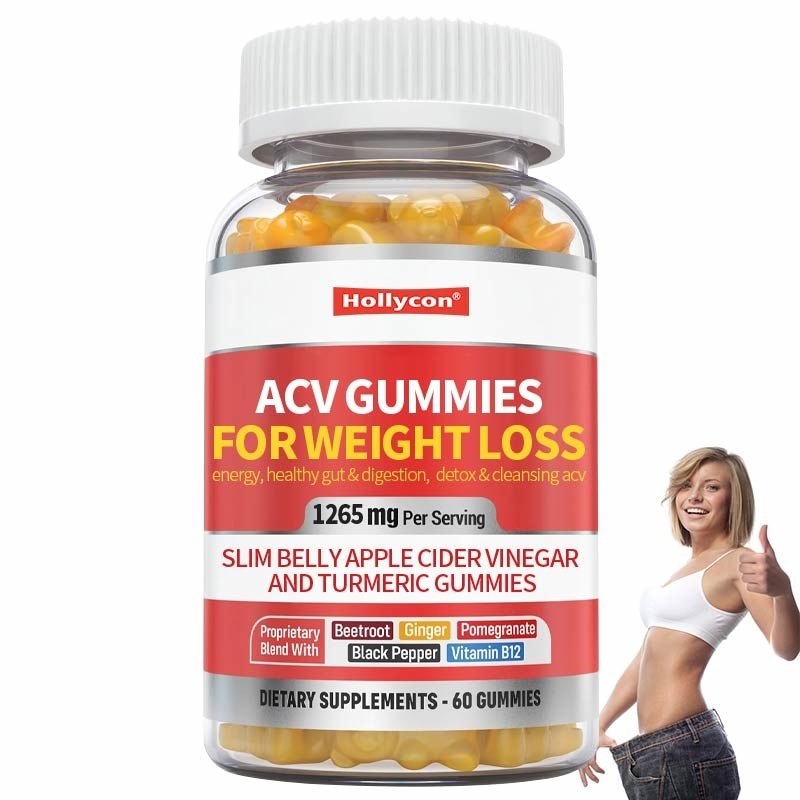 ACV Gummies Voor Gewichtsverlies Gezonde Darm Vertering Ondersteuning Slimme Buik Appel Azijn En Kurkuma Gummies
