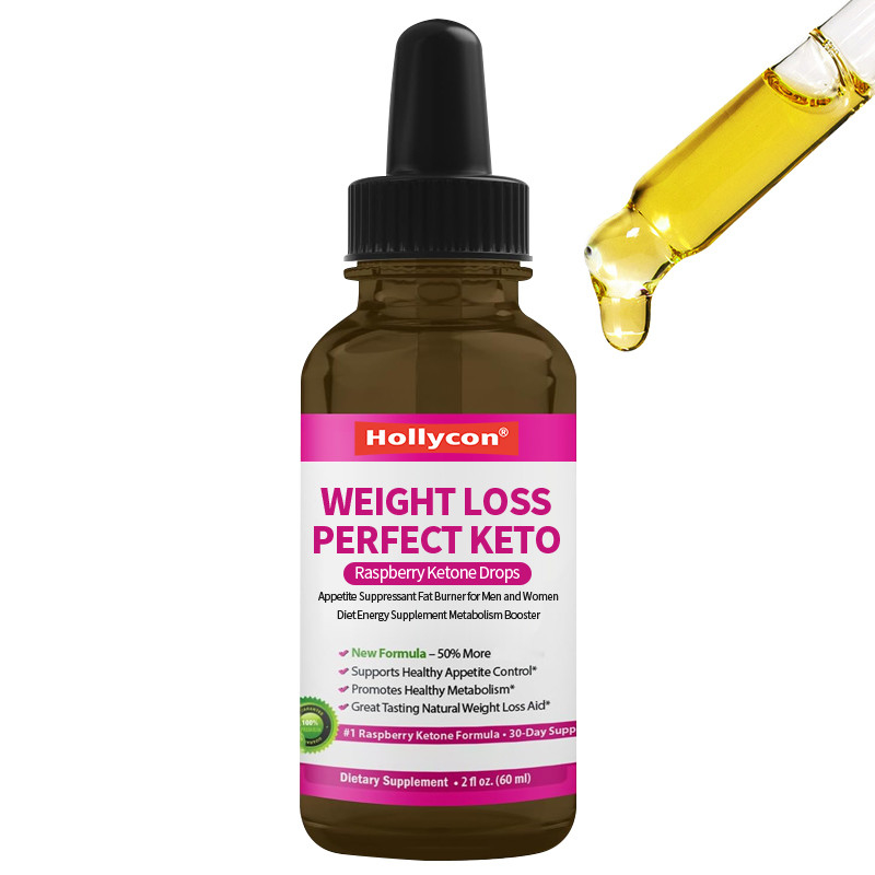 Gewichtsverlies Perfect Keto Framboos Ketone Druppels Appetitsuppressant Vetverbrander Voor Mannen En Vrouwen Voedingssupplement