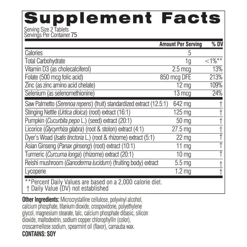 OEM Saw Palmetto Tabletten Voor Mannen Prostaat Supplement Prostaat Gezondheid & Mannelijke Reproductieve Gezondheid Tabletten