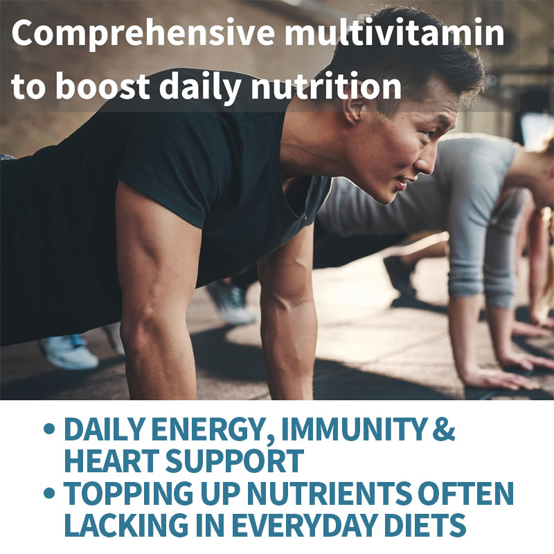 Gepersonaliseerde geavanceerde multivitamine voor mannen gemethyleerde B-vitaminen MTHFR supplement dagelijks veganistische vitaminen en mineralen tabletten