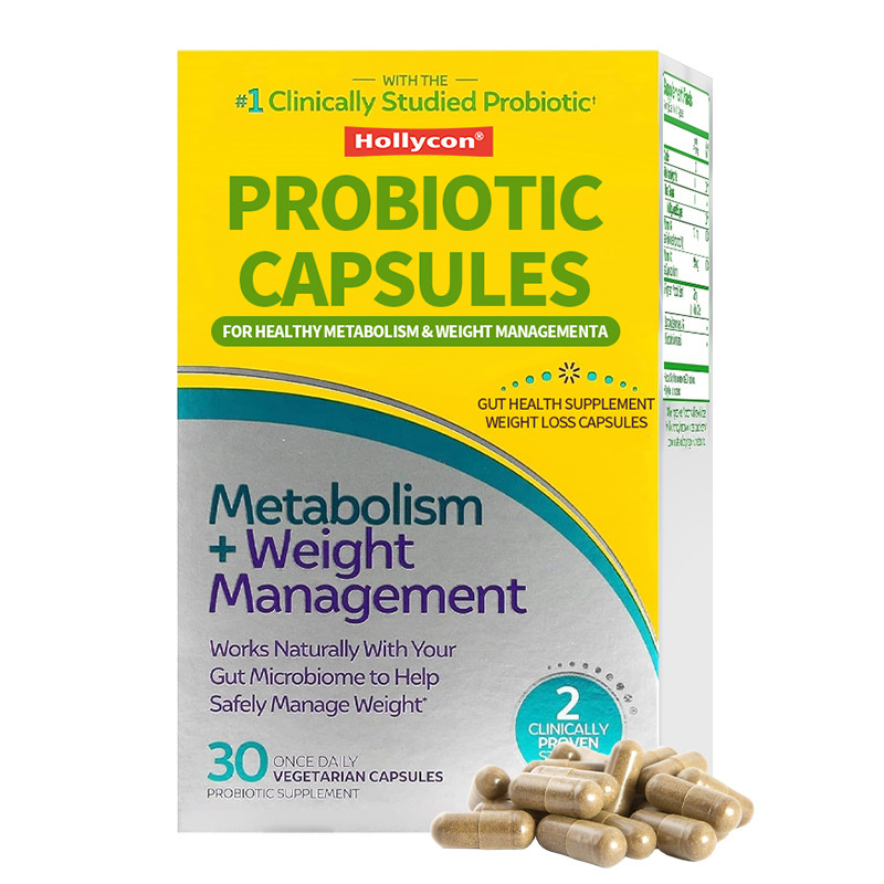 Probiotische capsules voor een gezond metabolisme Gewichtsbeheersing Darmgezondheid Supplement Gewichtsverlies capsules