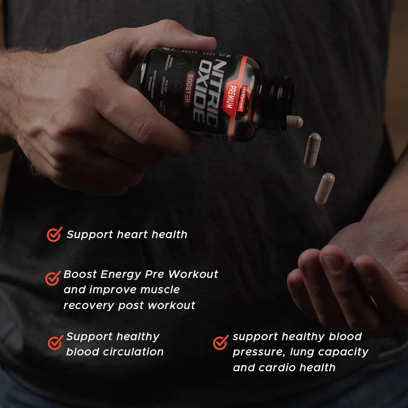OEM stikstofoxide capsules verhogen de energie voor de training verbeteren spierherstel na het werk supplement
