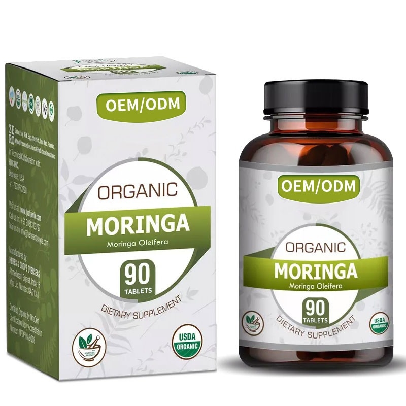 OEM Groothandel 1500 mg kruidengroot capsule Moringa Oleifera tabletten voor vetverbranding