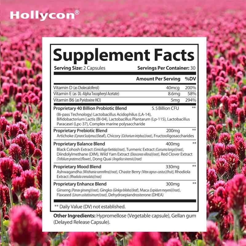 OEM& ODM Hormonale balans Darmgezondheid voor vrouwen Menopauze Relief Health Capsules