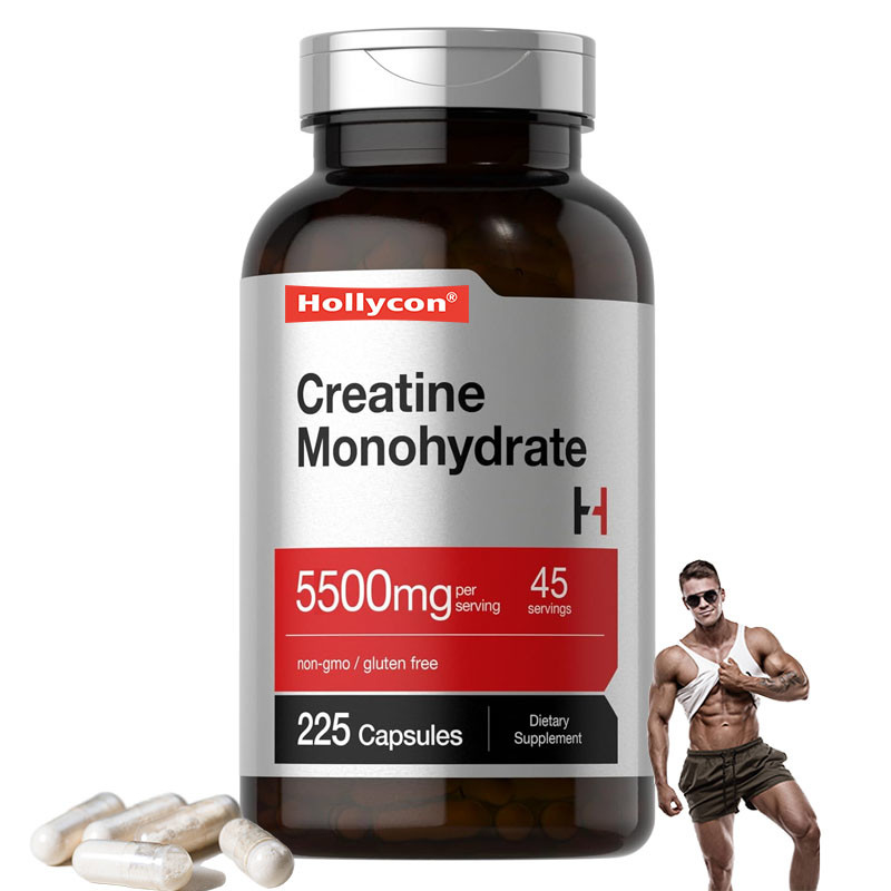OEM Niet-GGO-glutenvrije energie-ondersteuning voor volwassenen Creatine monohydraat capsule