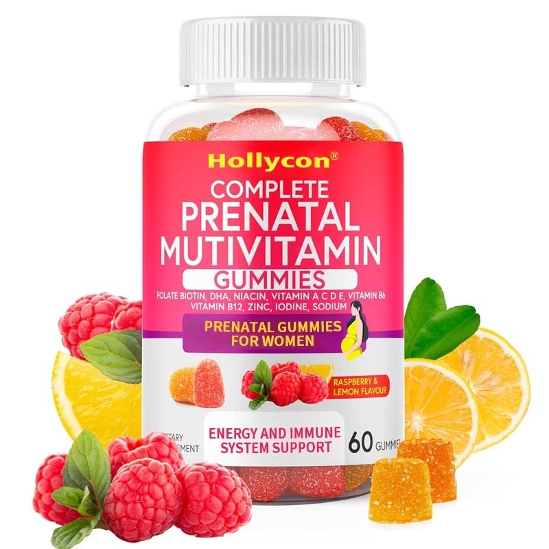 OEM DHA Folat Vitamine B C D Voor foetale en neurale ondersteuning Zwangerschap Prenatale kauwgom