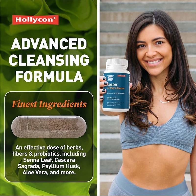 Colon 14 Dags Reiniging Geavanceerde Darm Reiniging Detox Ondersteuning Gewicht Verlies Vertering Gezondheid Capsules