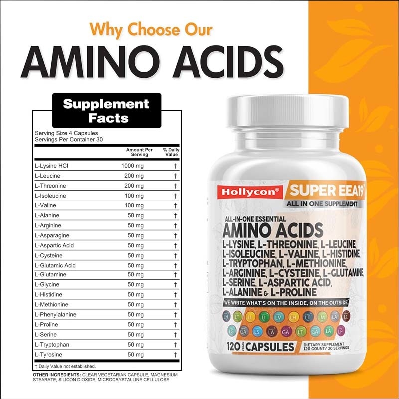 OEM-ondersteuning Arginine Supplement L-arginine Capsules voor volwassenen Aminozuren Capsules